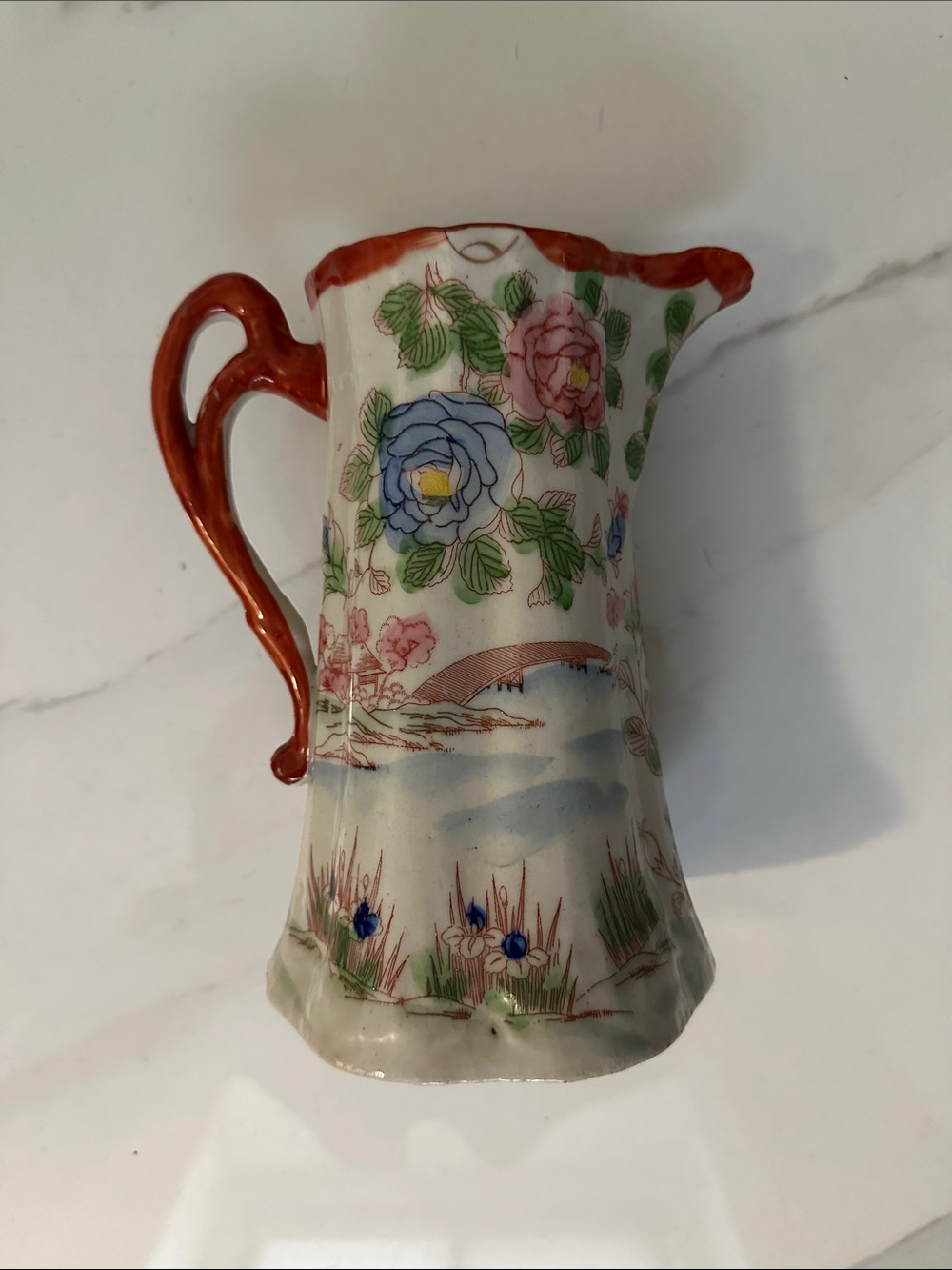 Vintage Hand Painted Geisha Girl Chocolate Pot: Japanese Porcelain Collectible